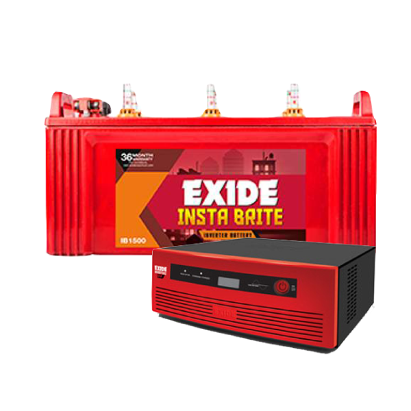EXIDE MAGIC 825VA SquareWave Home UPS And IPST1000 100Ah Short Tubular